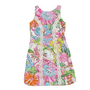 Lilly‎ Pulitzer For Target Nosey Posie Dress Size 2 Sleeveless Lined Cotton